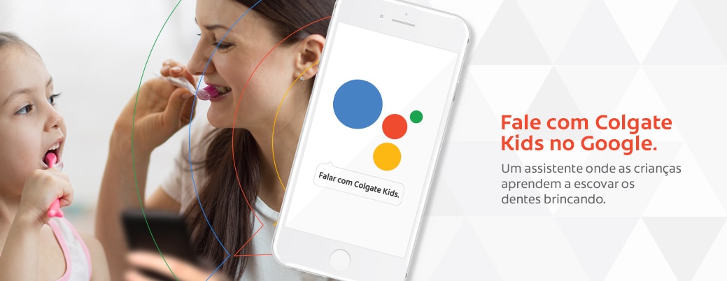 Fale com Colgate Kids no Google