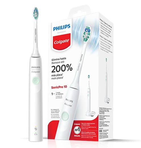 Escova de dente elétrica Philips Colgate SonicPro 10