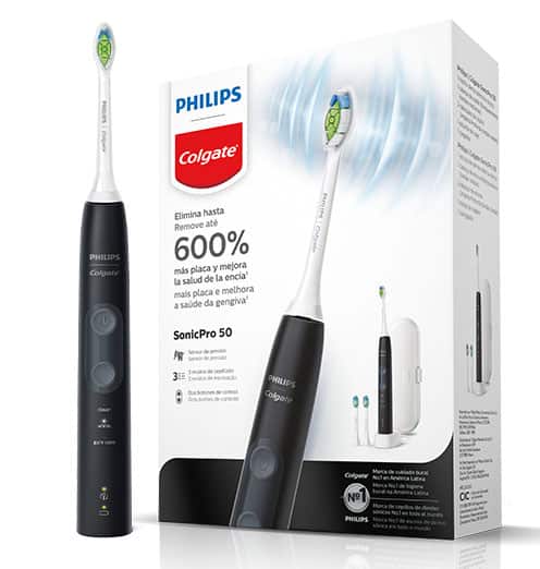 Escova de dente elétrica Philips Colgate SonicPro 50