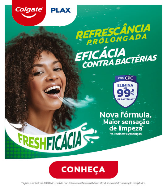 Clique para conhecer mais sobre o freshficácia e Colgate Plax