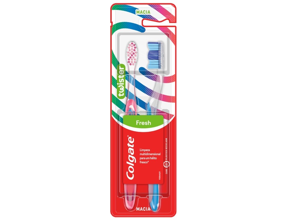 Escova de Dente Colgate Twister 2 unid Preço Especial