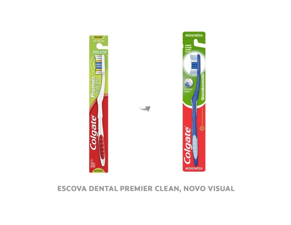 Escova de Dente Colgate Premier Clean
