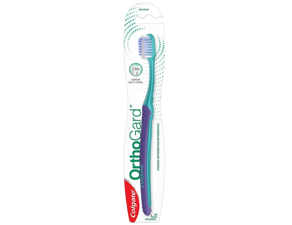 Escova de dente para aparelho dental Colgate OrthoGard