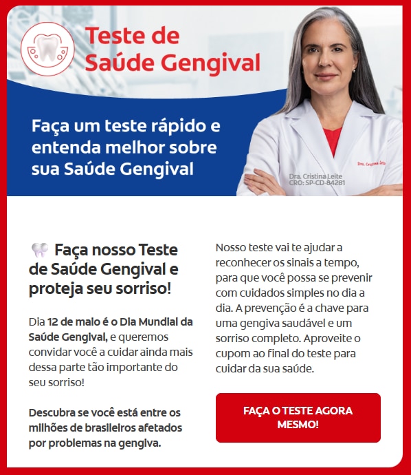 teste de saúde gengival