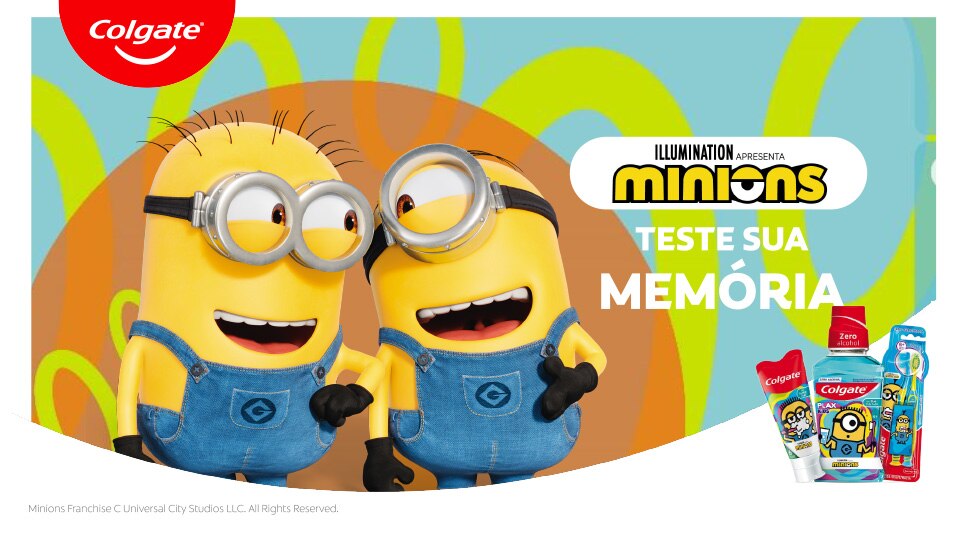 Infografico Minions teste sua memória